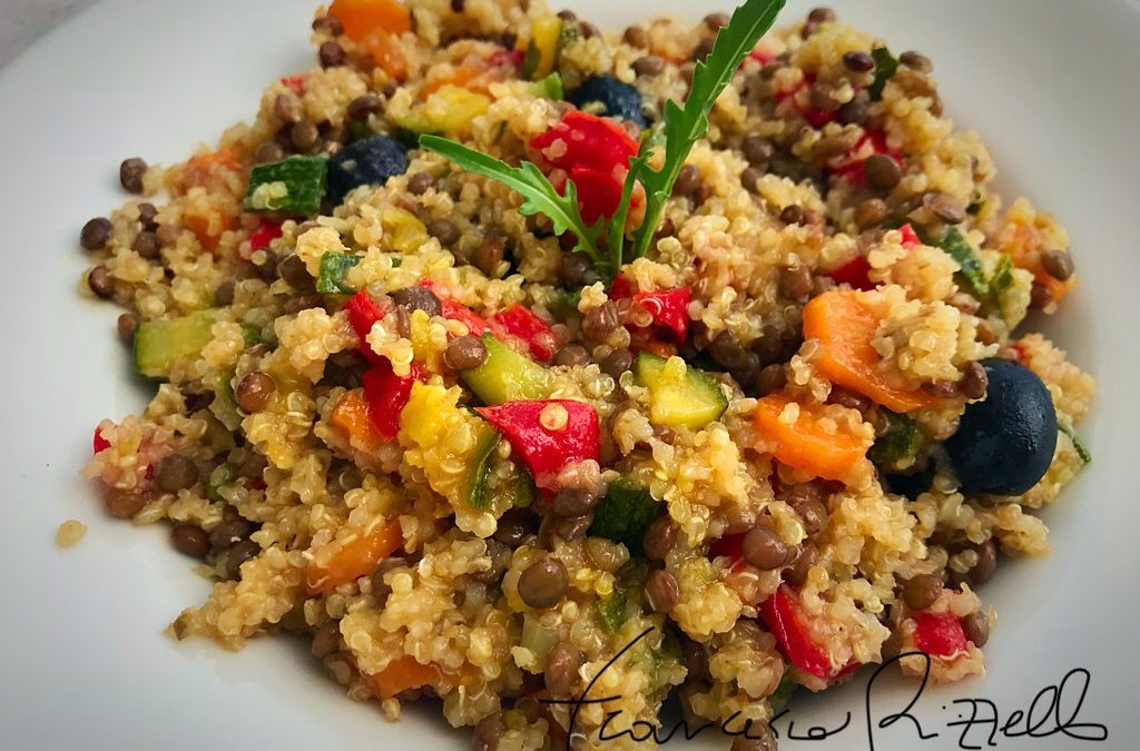 Insalata di Quinoa con lenticchie