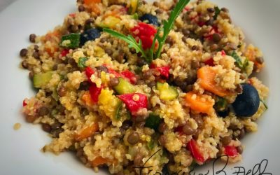 Insalata di Quinoa con lenticchie